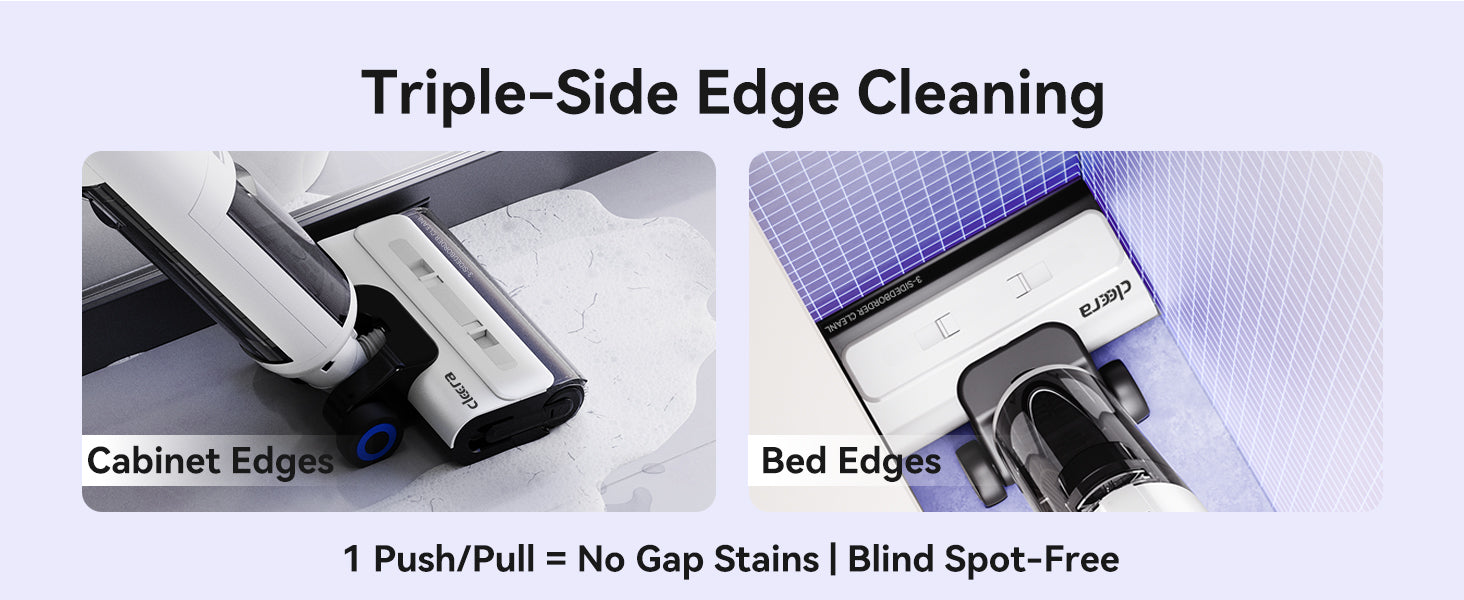 Wet Dry Vacuum Cleaner,Cordless All-in-One Mop & Vacuum with 18KPa Suction for Pet Hair, 140°F Hot Air Drying, 180° Lie-Flat, 40Min Runtime, Anti-Wrap Brush, LED Display, 550mL Tanks, 9.15lbs