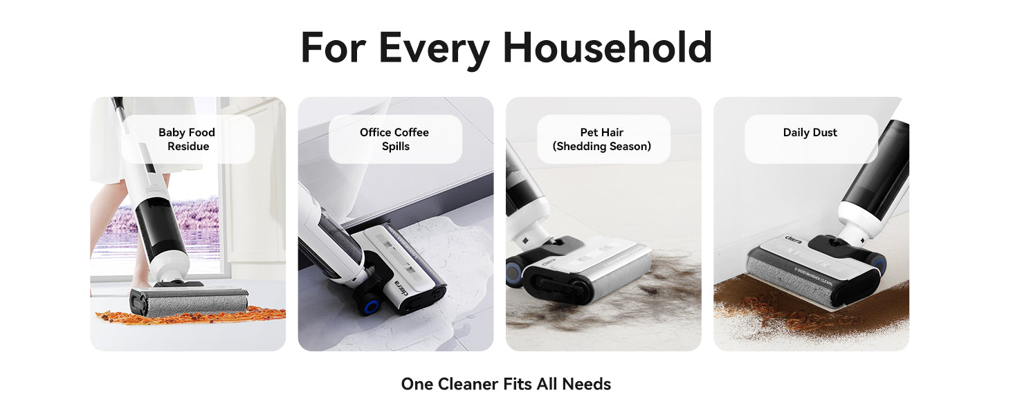 Wet Dry Vacuum Cleaner,Cordless All-in-One Mop & Vacuum with 18KPa Suction for Pet Hair, 140°F Hot Air Drying, 180° Lie-Flat, 40Min Runtime, Anti-Wrap Brush, LED Display, 550mL Tanks, 9.15lbs